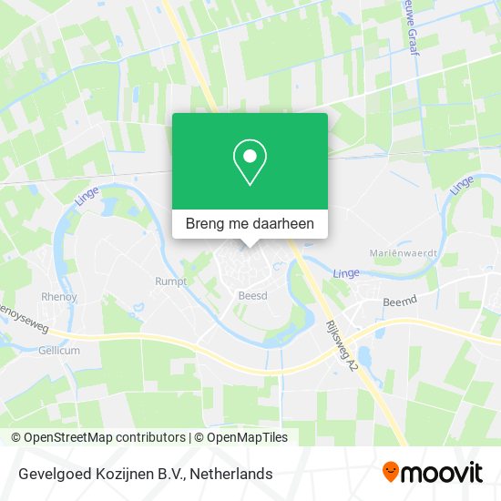 Gevelgoed Kozijnen B.V. kaart