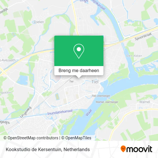 Kookstudio de Kersentuin kaart