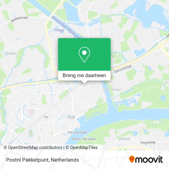 Postnl Pakketpunt kaart