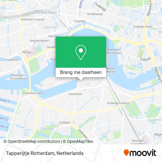 Tapperijtje Rotterdam kaart