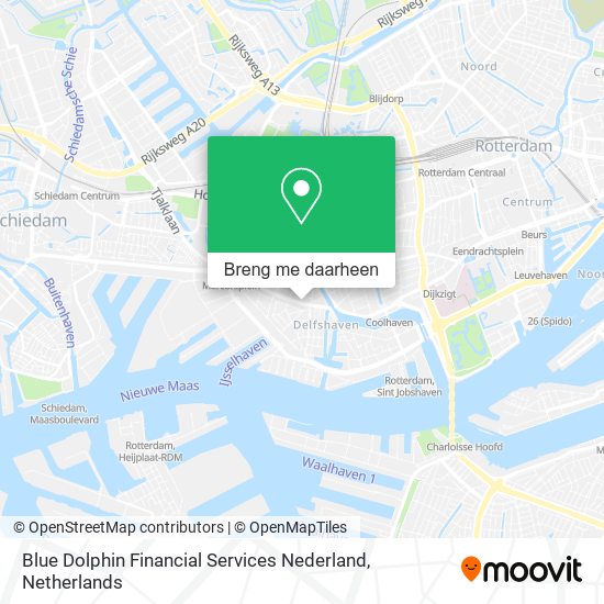Blue Dolphin Financial Services Nederland kaart