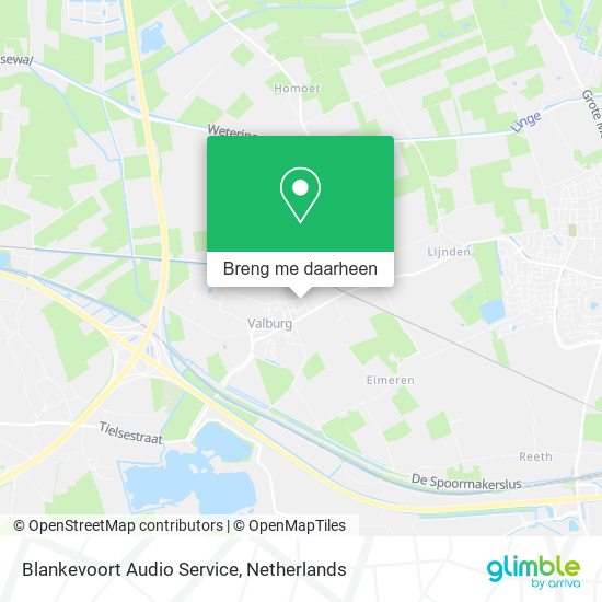 Blankevoort Audio Service kaart