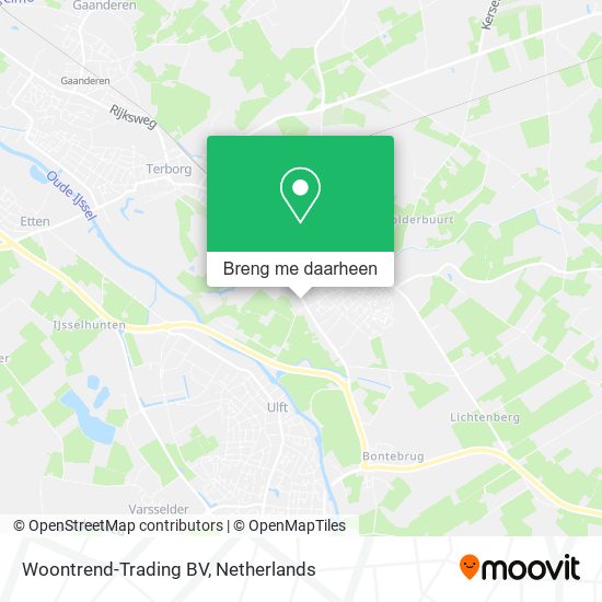 Woontrend-Trading BV kaart