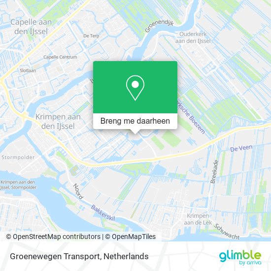 Groenewegen Transport kaart