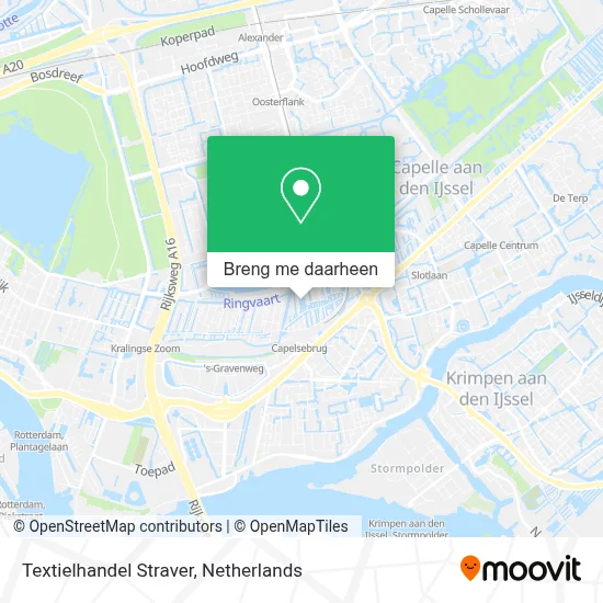 Textielhandel Straver kaart