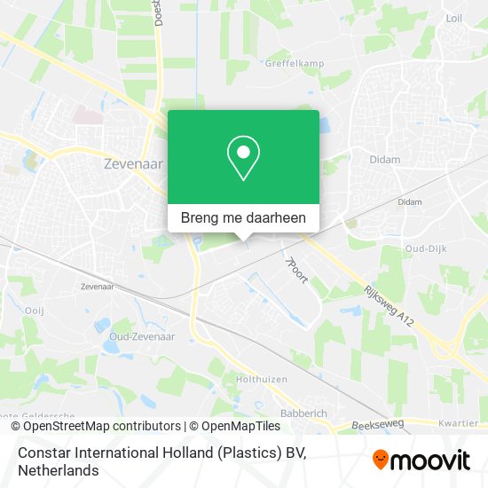 Constar International Holland (Plastics) BV kaart