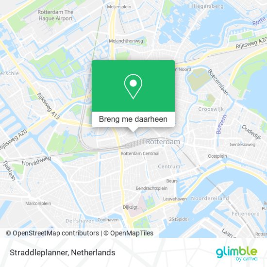 Straddleplanner kaart