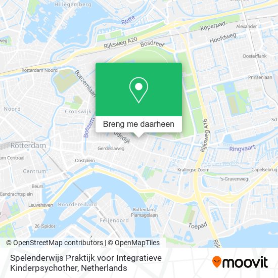 Spelenderwijs Praktijk voor Integratieve Kinderpsychother kaart