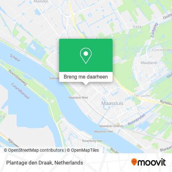 Plantage den Draak kaart