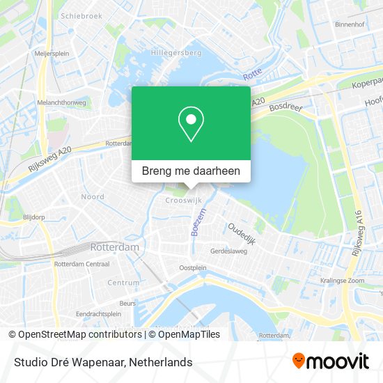 Studio Dré Wapenaar kaart