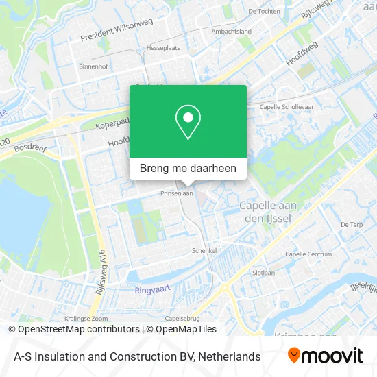 A-S Insulation and Construction BV kaart