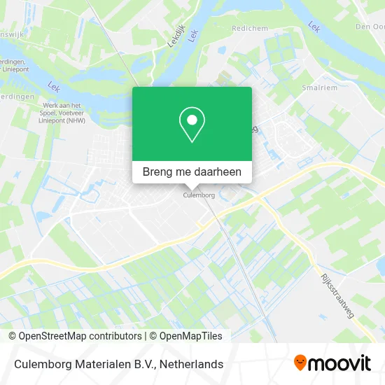 Culemborg Materialen B.V. kaart