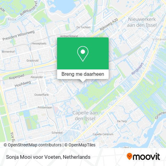 Sonja Mooi voor Voeten kaart