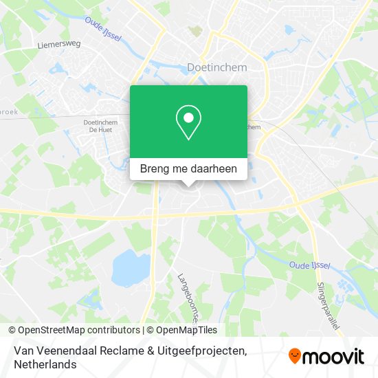 Van Veenendaal Reclame & Uitgeefprojecten kaart
