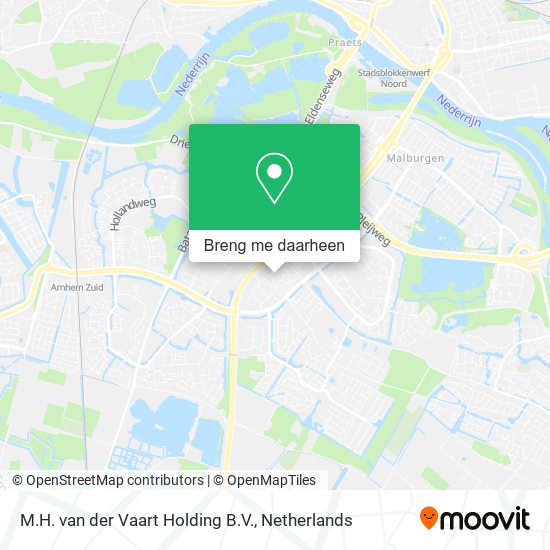 M.H. van der Vaart Holding B.V. kaart