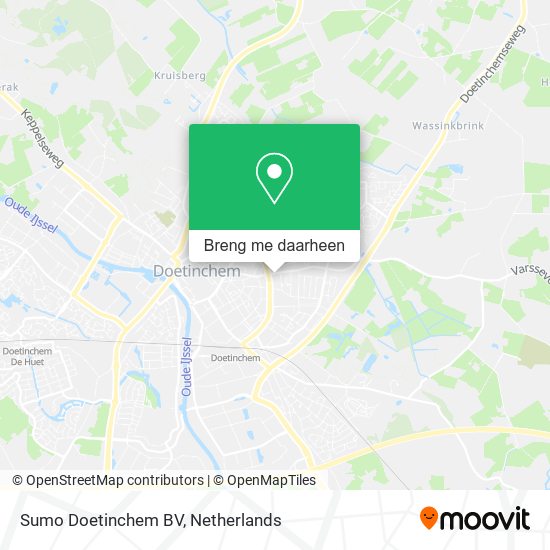 Sumo Doetinchem BV kaart