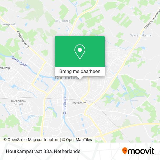 Houtkampstraat 33a kaart