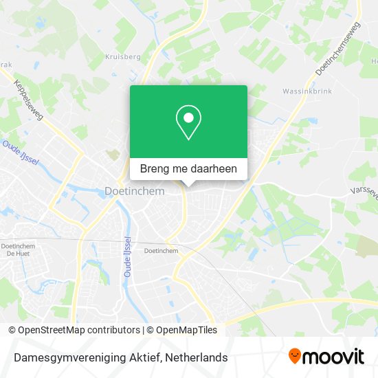 Damesgymvereniging Aktief kaart