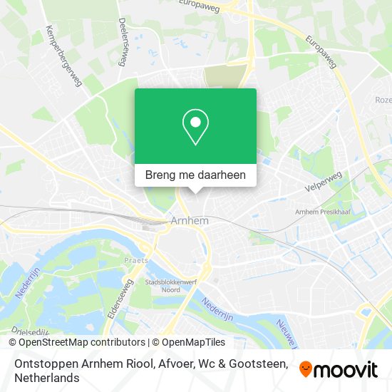 Ontstoppen Arnhem Riool, Afvoer, Wc & Gootsteen kaart