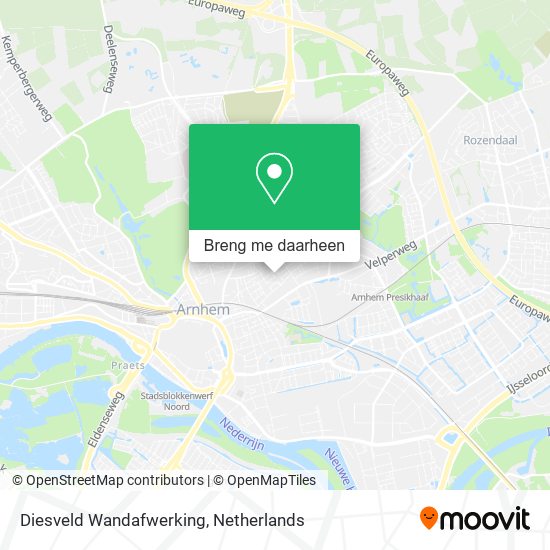 Diesveld Wandafwerking kaart