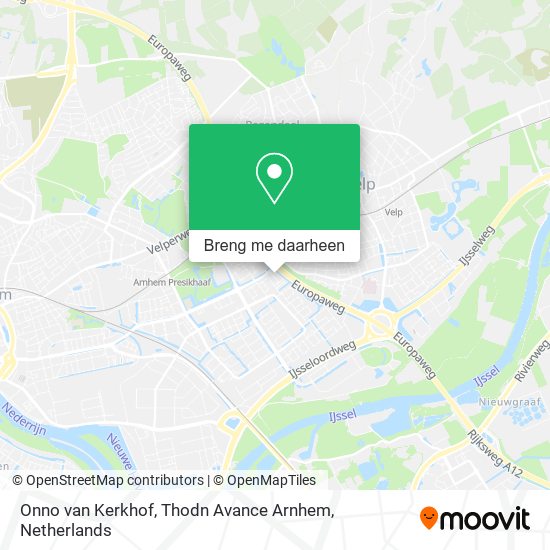 Onno van Kerkhof, Thodn Avance Arnhem kaart