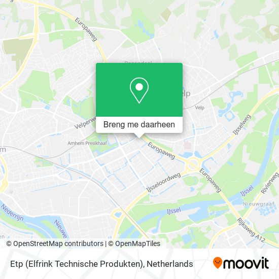 Etp (Elfrink Technische Produkten) kaart