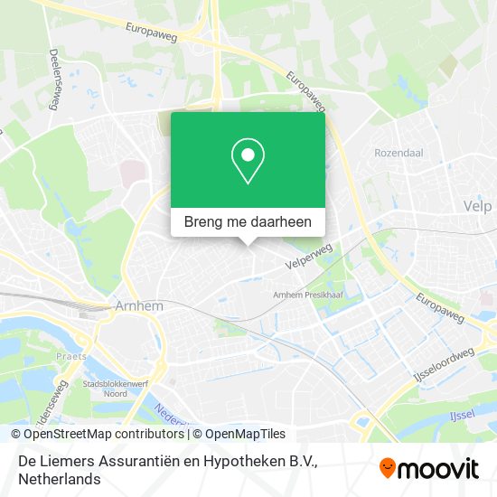 De Liemers Assurantiën en Hypotheken B.V. kaart