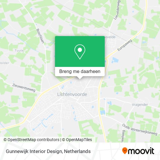 Gunnewijk Interior Design kaart