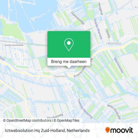 Ictwebsolution Hq Zuid-Holland kaart
