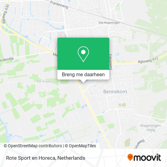 Rote Sport en Horeca kaart