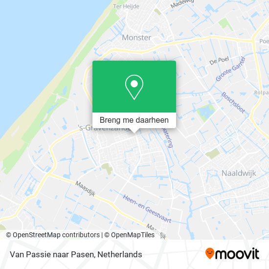 Van Passie naar Pasen kaart