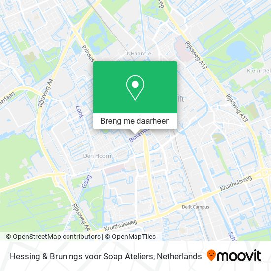 Hessing & Brunings voor Soap Ateliers kaart