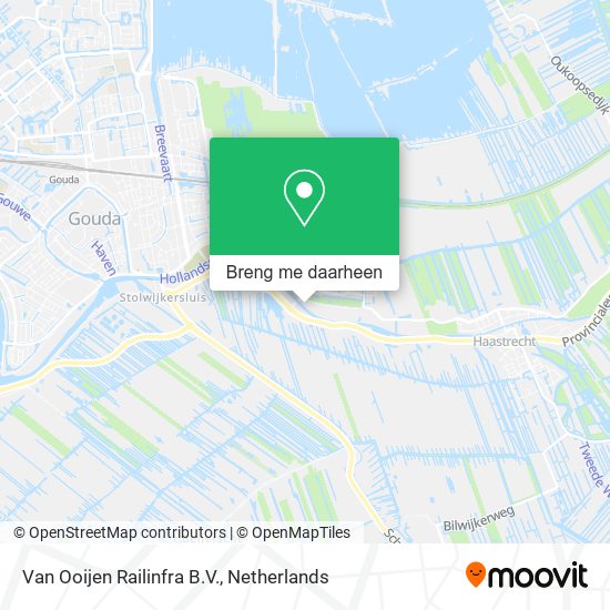 Van Ooijen Railinfra B.V. kaart