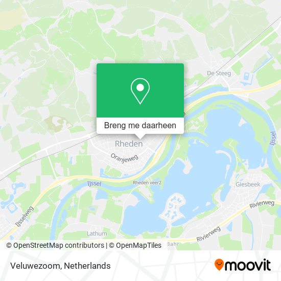 Veluwezoom kaart