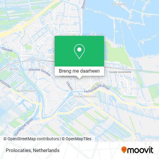 Prolocaties kaart