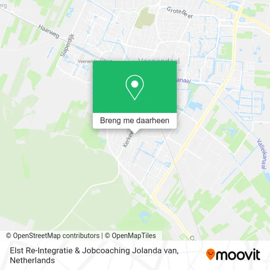 Elst Re-Integratie & Jobcoaching Jolanda van kaart
