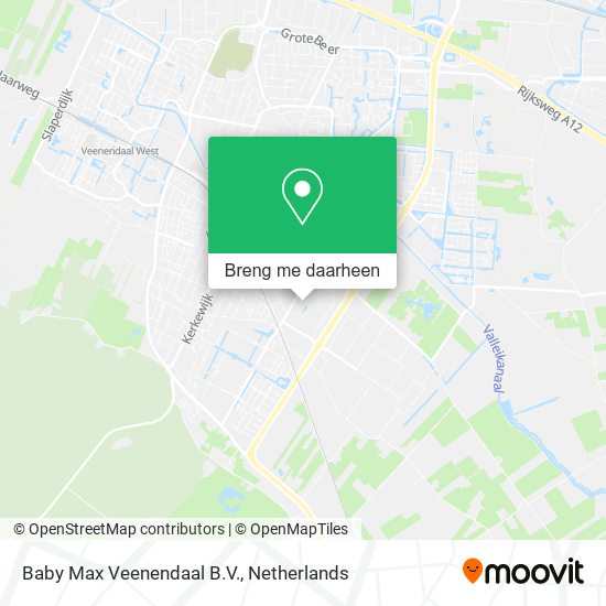 Baby Max Veenendaal B.V. kaart