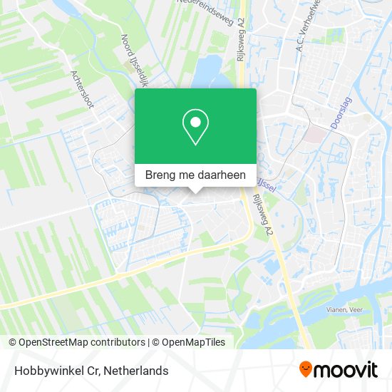 Hobbywinkel Cr kaart