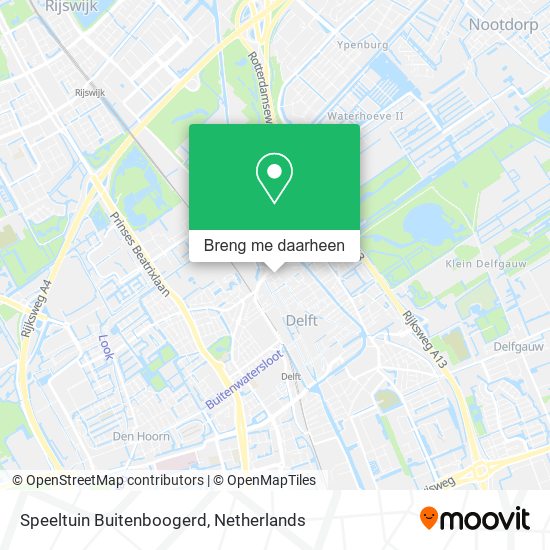 Speeltuin Buitenboogerd kaart