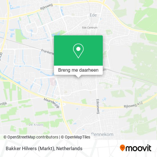 Bakker Hilvers (Markt) kaart