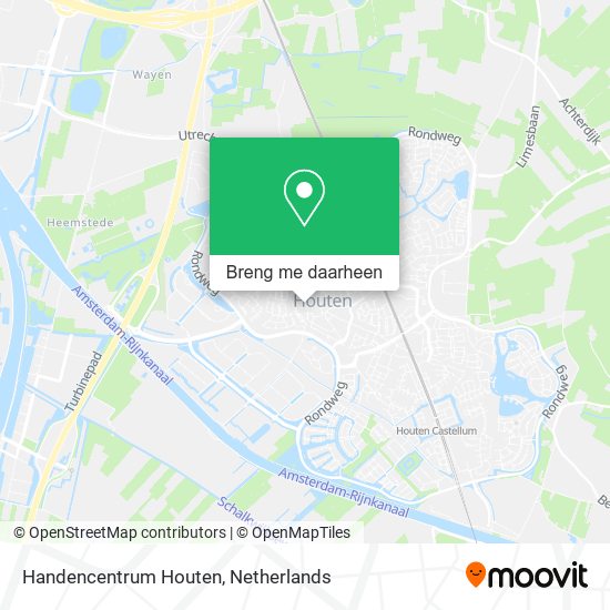 Handencentrum Houten kaart