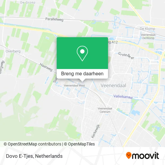 Dovo E-Tjes kaart
