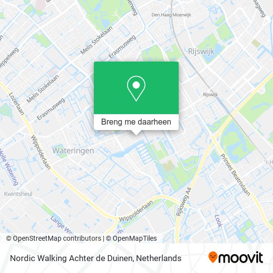 Nordic Walking Achter de Duinen kaart