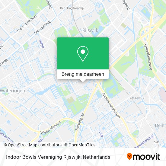 Indoor Bowls Vereniging Rijswijk kaart