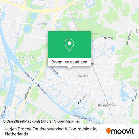 Jurjen Procee Fondsenwerving & Communicatie kaart
