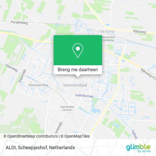 ALDI, Scheepjeshof kaart