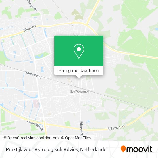 Praktijk voor Astrologisch Advies kaart