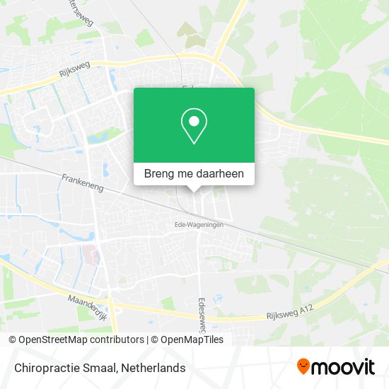 Chiropractie Smaal kaart