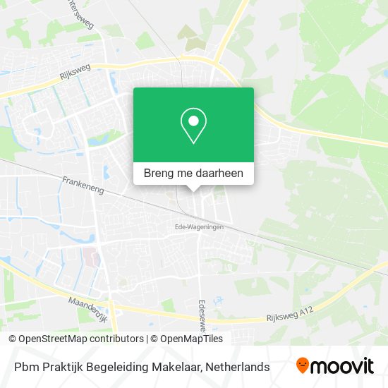 Pbm Praktijk Begeleiding Makelaar kaart