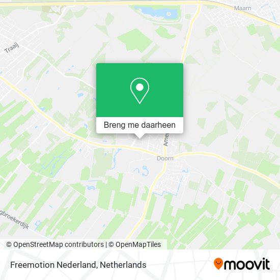 Freemotion Nederland kaart